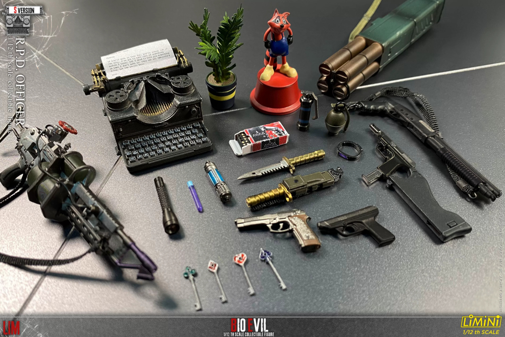 【Pre-order】1/12 LIMTOYS 1/12 Resident Evil 2 Leon Deluxe Edition Re-release Action Figure