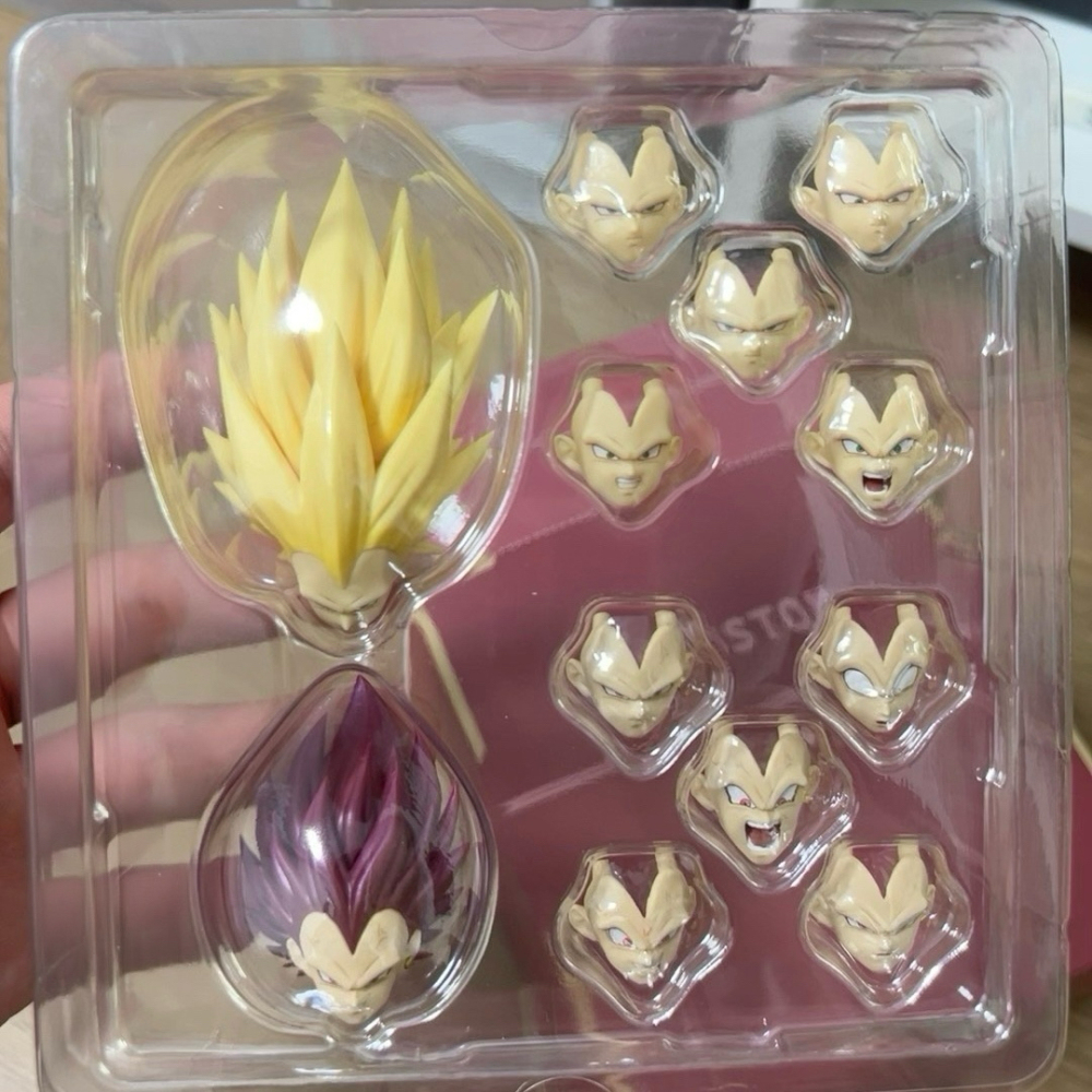 【Pre-order】1/12 RE Destroyer Vegeta Head Sculpture Pack, Solid Color Edition