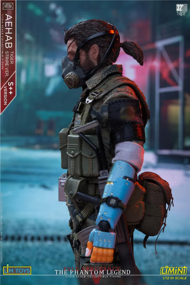 【Pre-order】1/12 LIMTOYS Metal Gear Solid Phantom Ishmael Snake Cloth Action Figure S++ Deluxe Edition