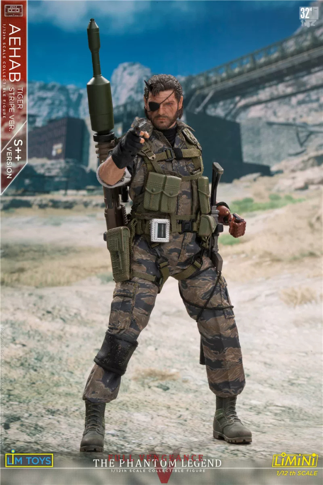 【Pre-order】1/12 LIMTOYS Metal Gear Solid Phantom Ishmael Snake Cloth Action Figure S++ Deluxe Edition