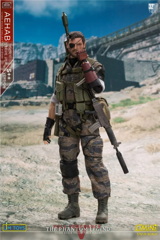 【Pre-order】1/12 LIMTOYS Metal Gear Solid Phantom Ishmael Snake Cloth Action Figure S++ Deluxe Edition