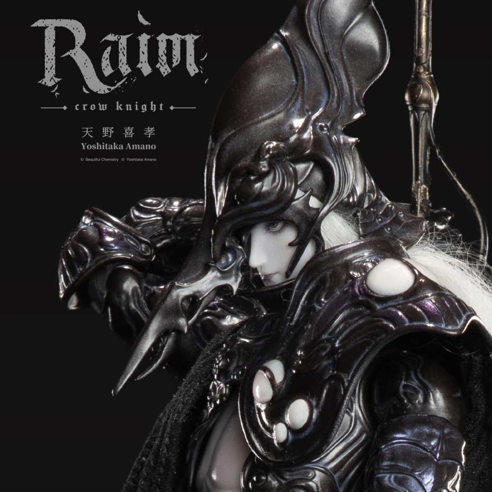 【Pre-order】1/12 BC x Yoshitaka Amano RAIM – Crow Knight – Scale Collectible Figure!