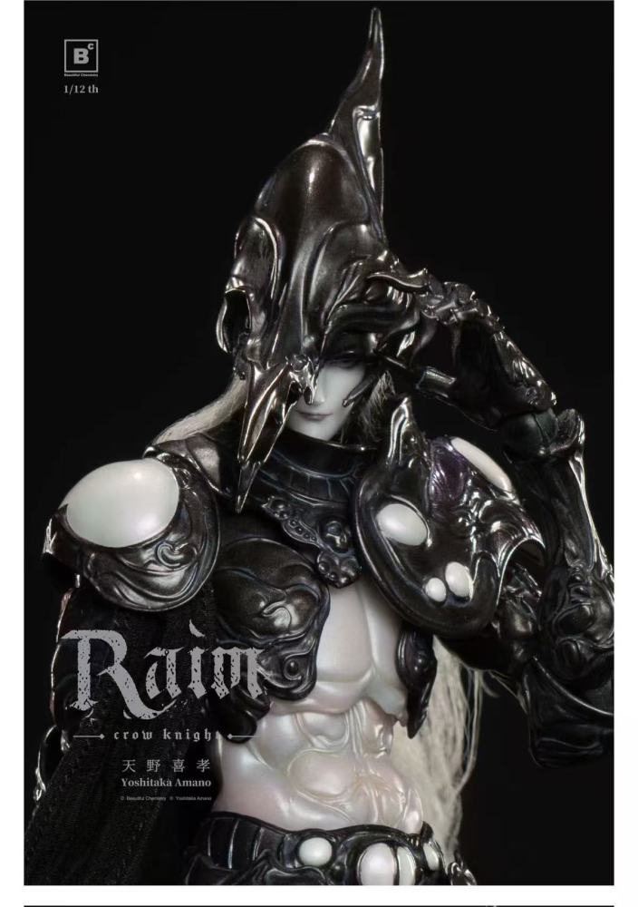 【Pre-order】1/12 BC x Yoshitaka Amano RAIM – Crow Knight – Scale Collectible Figure!