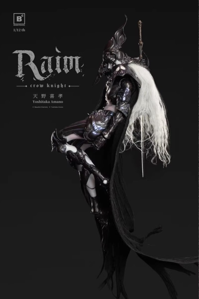【Pre-order】1/12 BC x Yoshitaka Amano RAIM – Crow Knight – Scale Collectible Figure!