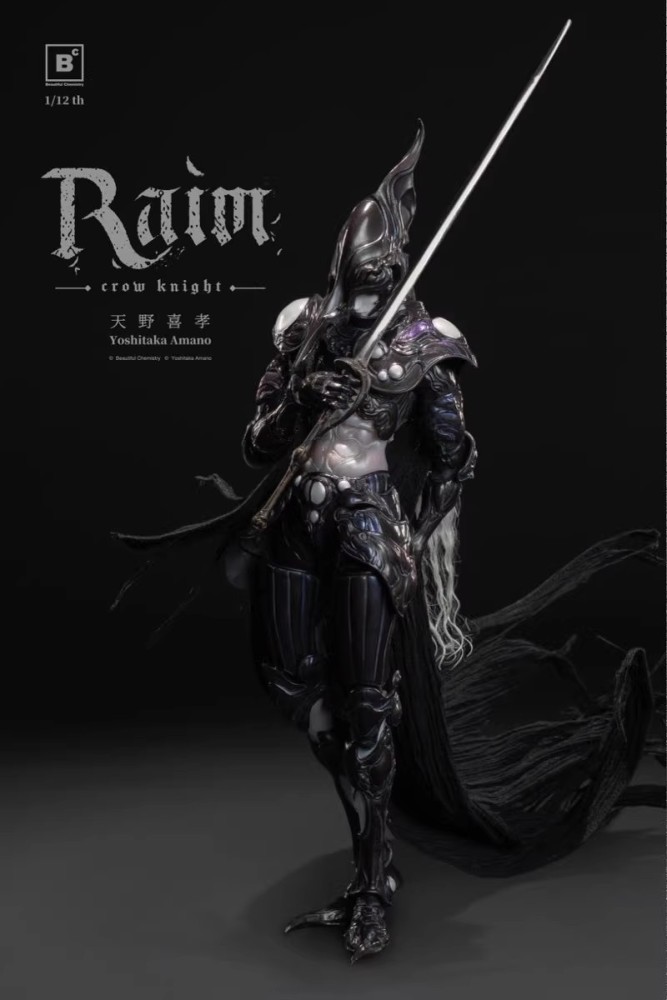 【Pre-order】1/12 BC x Yoshitaka Amano RAIM – Crow Knight – Scale Collectible Figure!