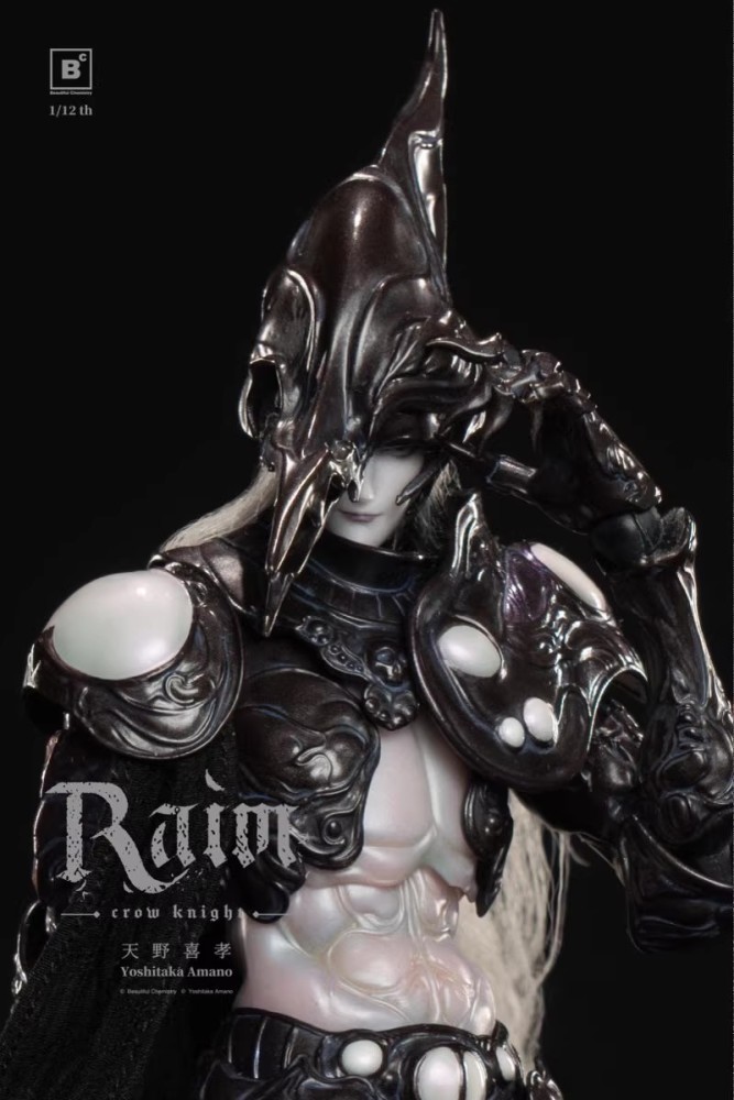 【Pre-order】1/12 BC x Yoshitaka Amano RAIM – Crow Knight – Scale Collectible Figure!