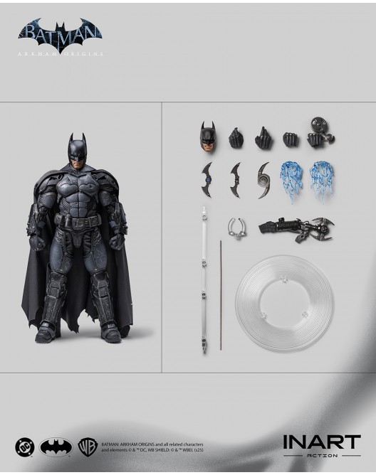 【Pre-order】1/12 INART G0007 1/12 Scale Batman (Battle Damaged Version) Action Figure