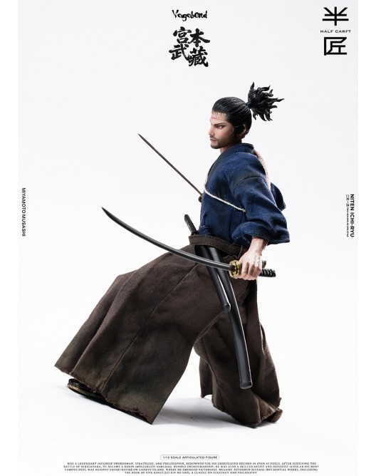 【Pre-order】1/12 Half Craft  Scale Musashi Miyamoto