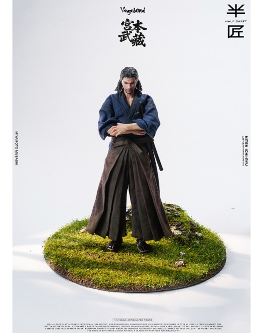【Pre-order】1/12 Half Craft  Scale Musashi Miyamoto