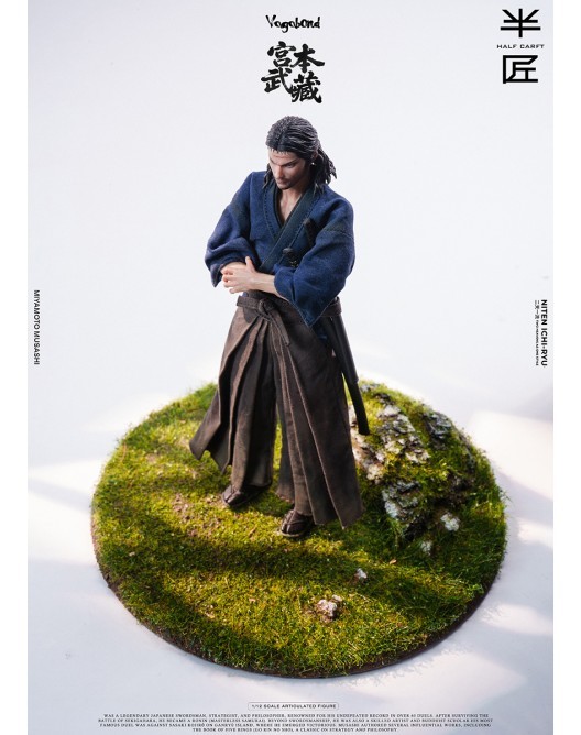 【Pre-order】1/12 Half Craft  Scale Musashi Miyamoto