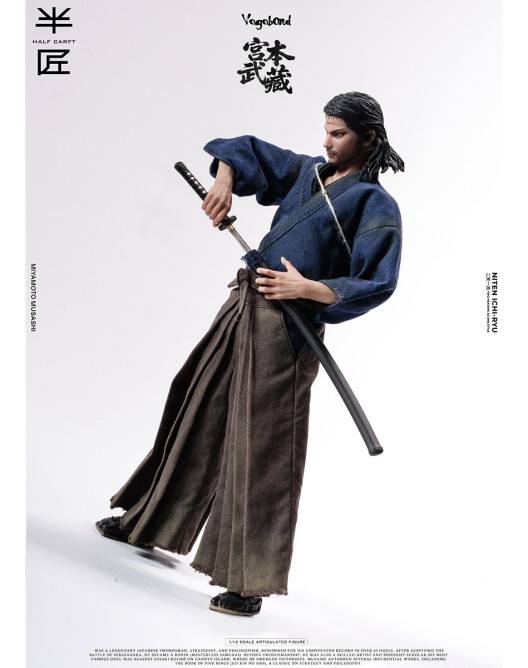 【Pre-order】1/12 Half Craft  Scale Musashi Miyamoto
