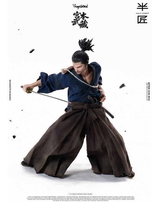 【Pre-order】1/12 Half Craft  Scale Musashi Miyamoto