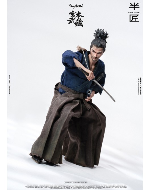 【Pre-order】1/12 Half Craft  Scale Musashi Miyamoto