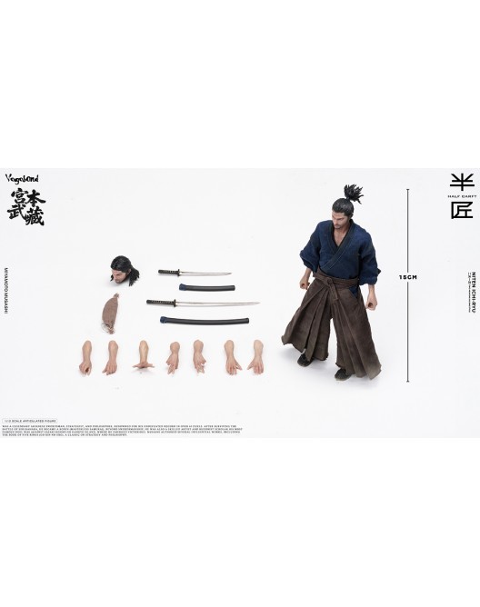 【Pre-order】1/12 Half Craft  Scale Musashi Miyamoto