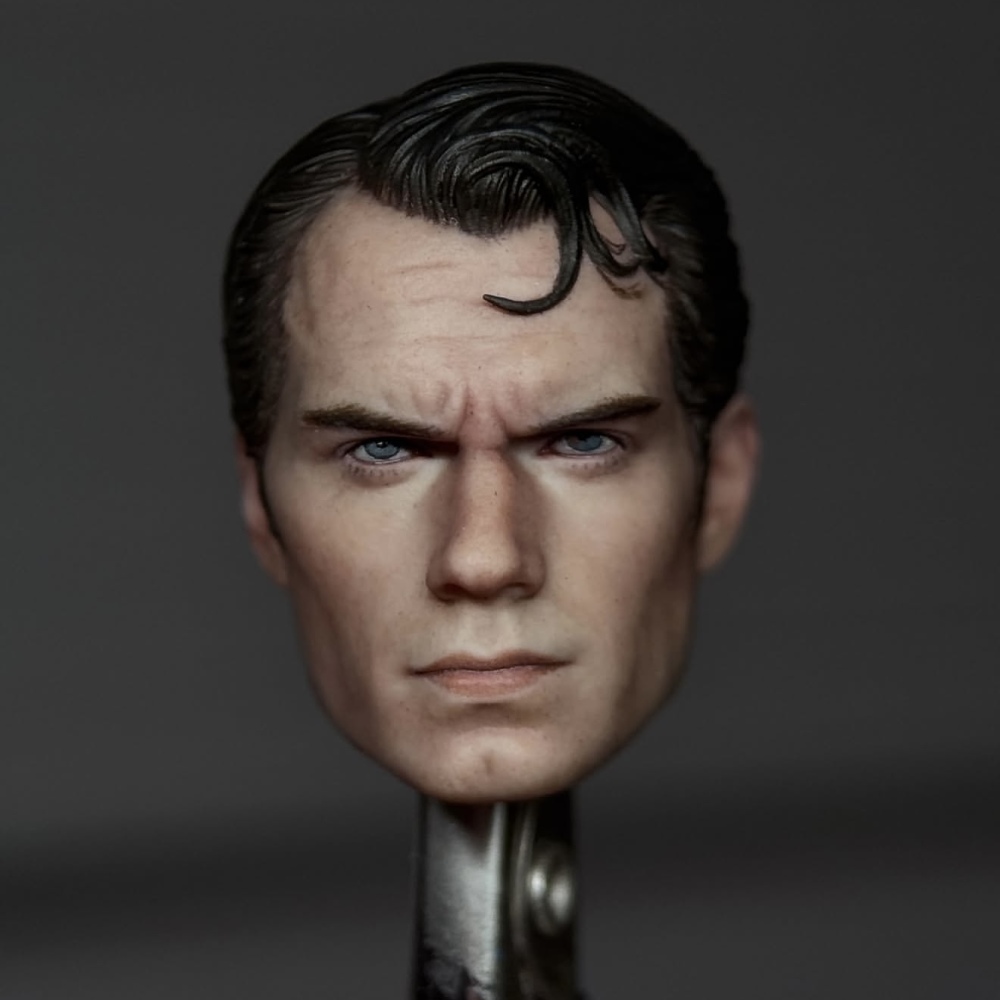 【Pre-order】1/12 Rainy Night Superman Head Sculpture Modeling Customization