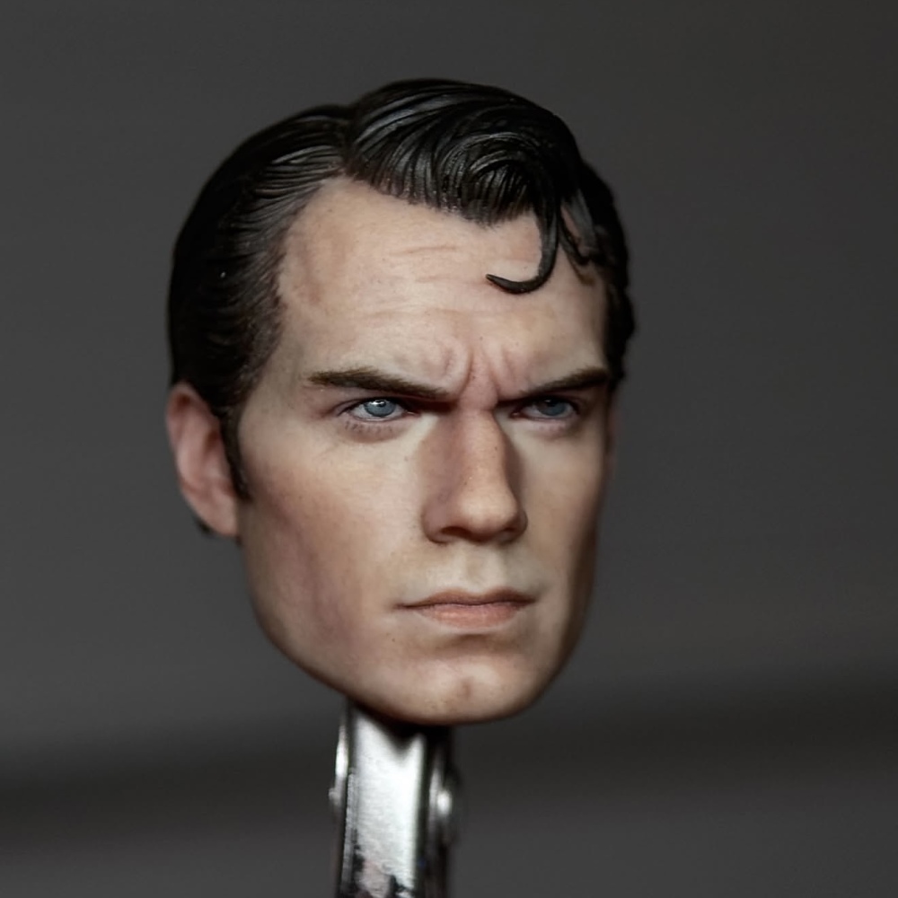 【Pre-order】1/12 Rainy Night Superman Head Sculpture Modeling Customization