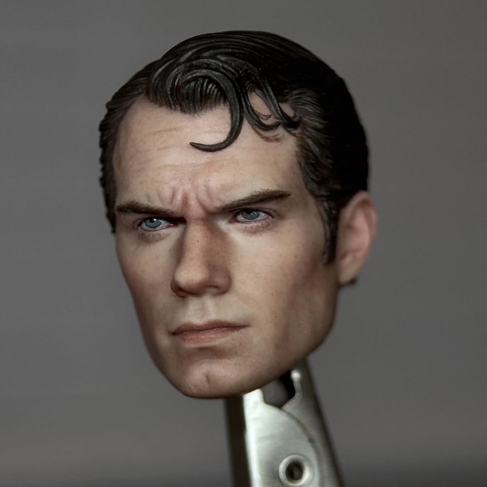 【Pre-order】1/12 Rainy Night Superman Head Sculpture Modeling Customization