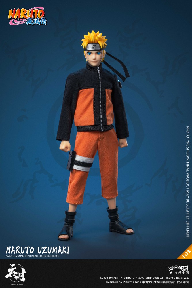 【Pre-order】1/12 Tunshi Studio - "Naruto Shippuden" - Uzumaki Naruto  Cloth Action Figure