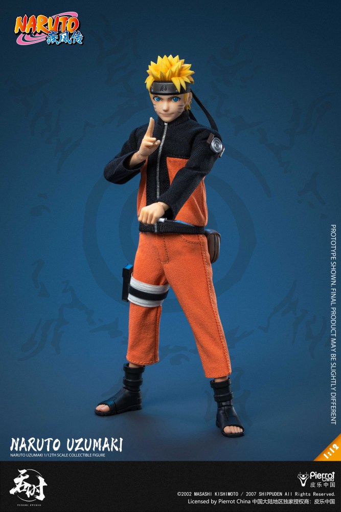 【Pre-order】1/12 Tunshi Studio - "Naruto Shippuden" - Uzumaki Naruto  Cloth Action Figure