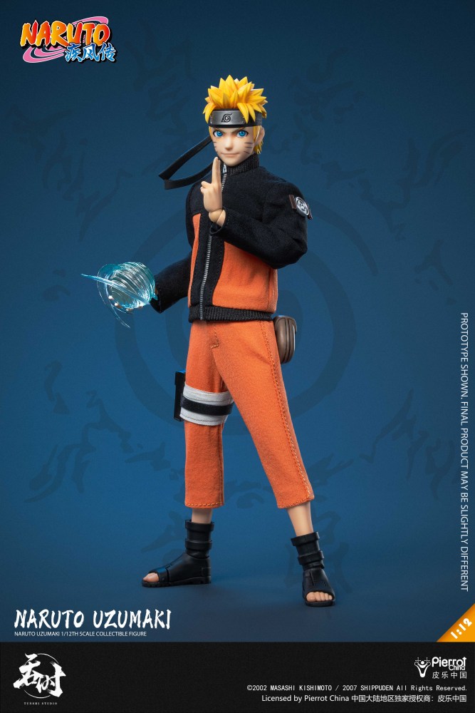【Pre-order】1/12 Tunshi Studio - "Naruto Shippuden" - Uzumaki Naruto  Cloth Action Figure