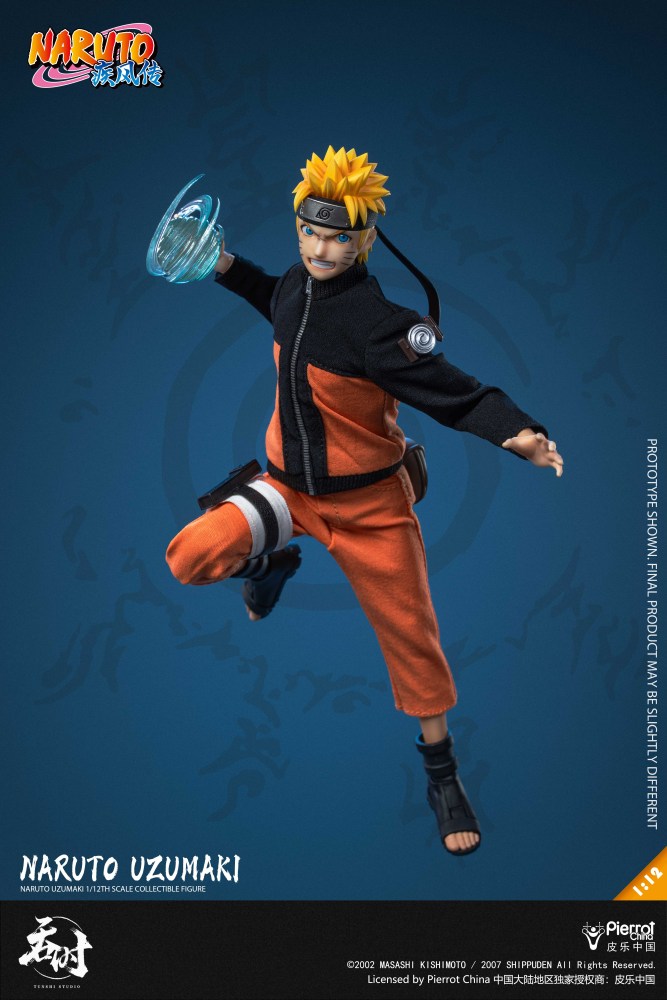 【Pre-order】1/12 Tunshi Studio - "Naruto Shippuden" - Uzumaki Naruto  Cloth Action Figure