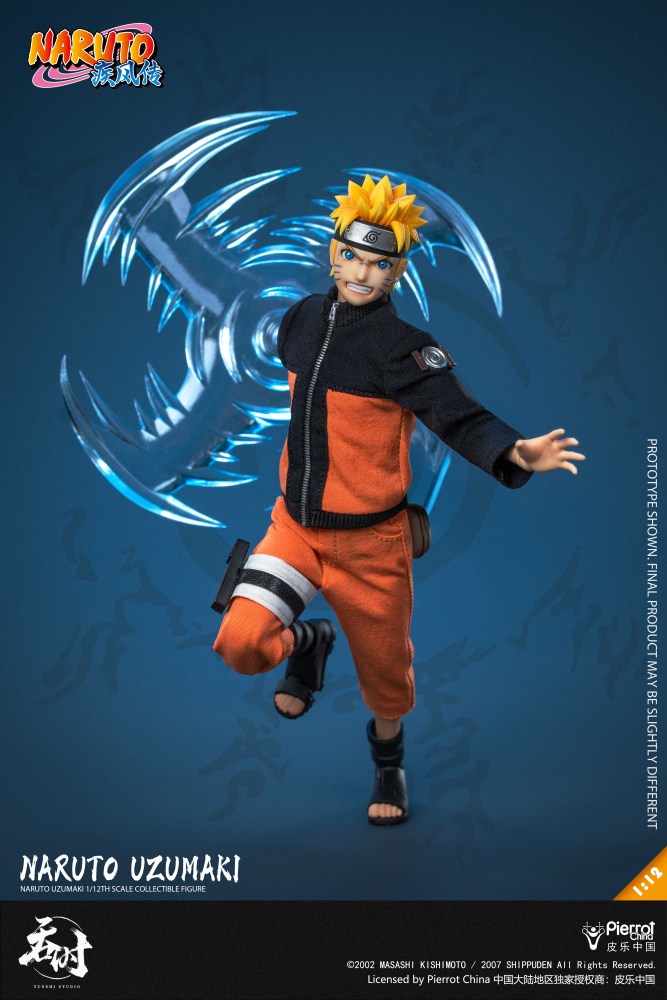 【Pre-order】1/12 Tunshi Studio - "Naruto Shippuden" - Uzumaki Naruto  Cloth Action Figure