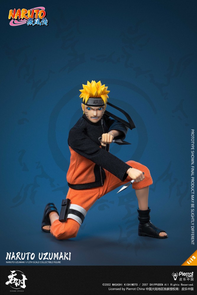 【Pre-order】1/12 Tunshi Studio - "Naruto Shippuden" - Uzumaki Naruto  Cloth Action Figure