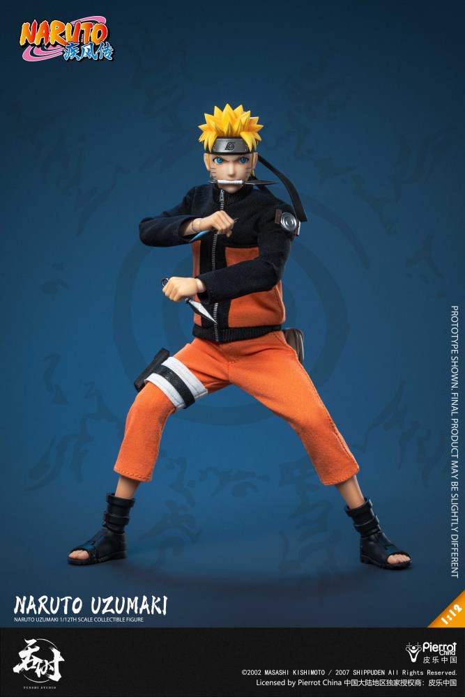 【Pre-order】1/12 Tunshi Studio - "Naruto Shippuden" - Uzumaki Naruto  Cloth Action Figure