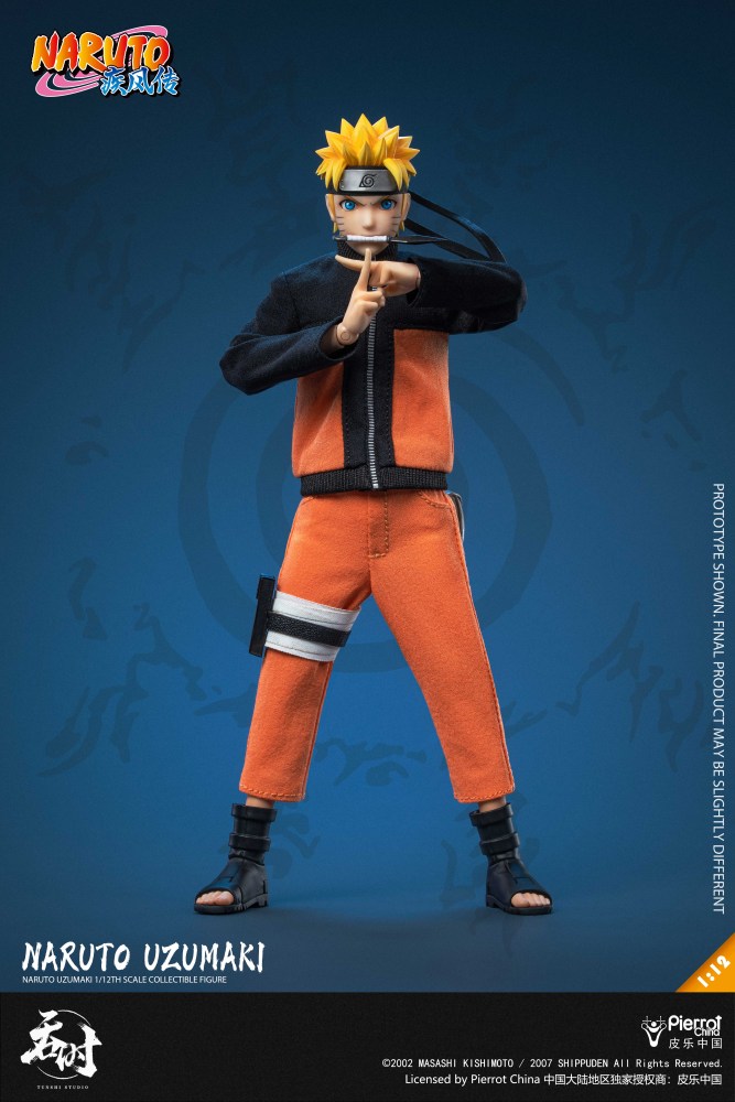【Pre-order】1/12 Tunshi Studio - "Naruto Shippuden" - Uzumaki Naruto  Cloth Action Figure