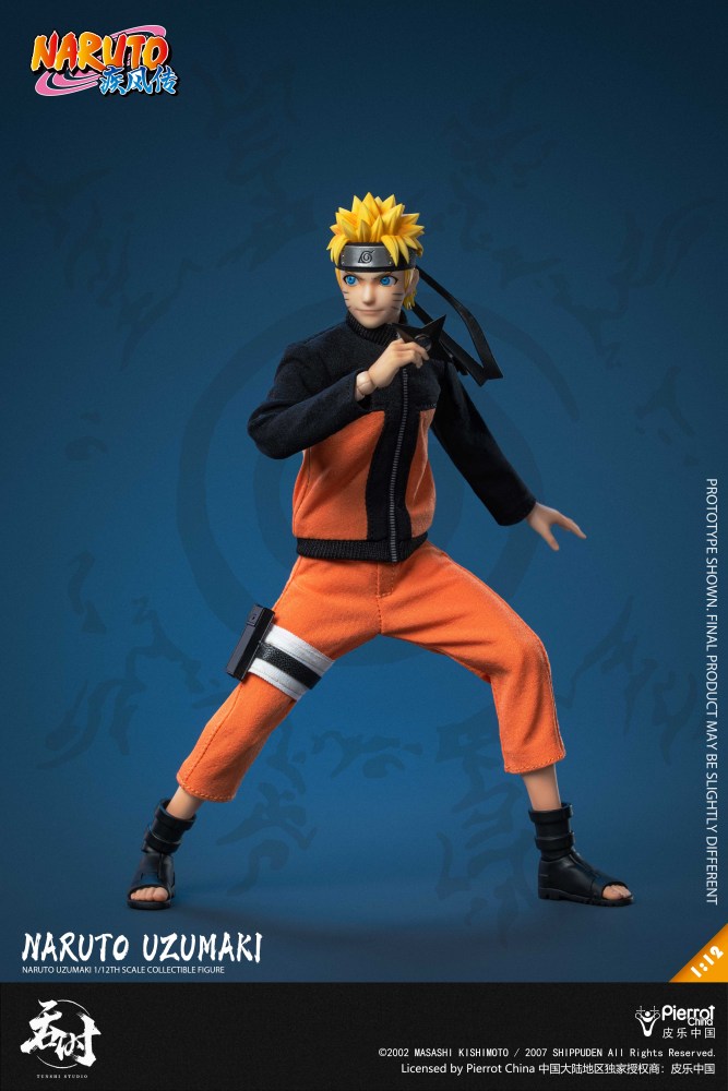 【Pre-order】1/12 Tunshi Studio - "Naruto Shippuden" - Uzumaki Naruto  Cloth Action Figure