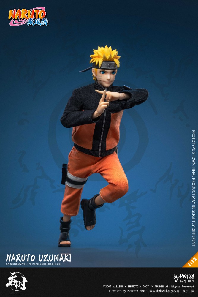【Pre-order】1/12 Tunshi Studio - "Naruto Shippuden" - Uzumaki Naruto  Cloth Action Figure