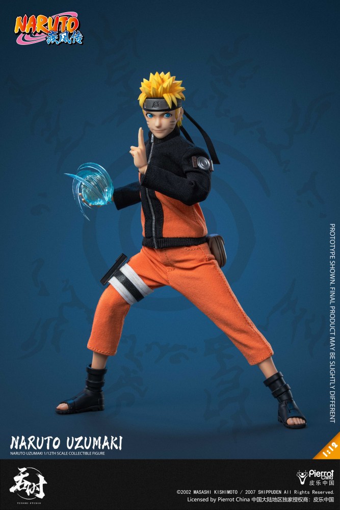 【Pre-order】1/12 Tunshi Studio - "Naruto Shippuden" - Uzumaki Naruto  Cloth Action Figure