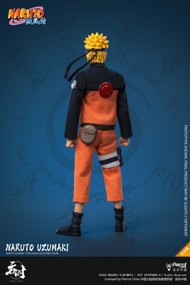 【Pre-order】1/12 Tunshi Studio - "Naruto Shippuden" - Uzumaki Naruto  Cloth Action Figure