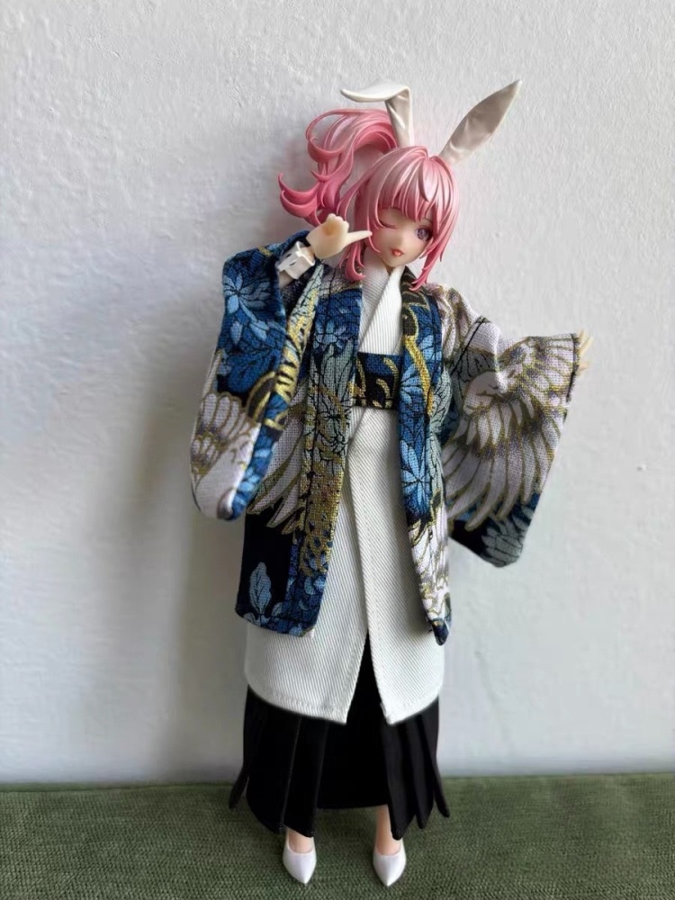 【Pre-order】1/12 Snail Shell Aileen Cotton Kimono Set