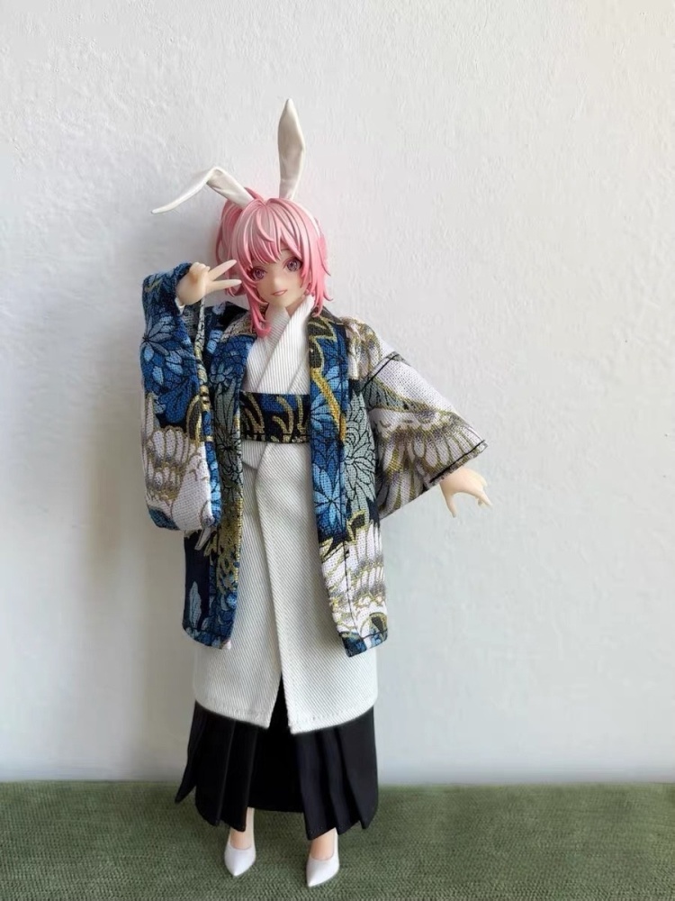 【Pre-order】1/12 Snail Shell Aileen Cotton Kimono Set