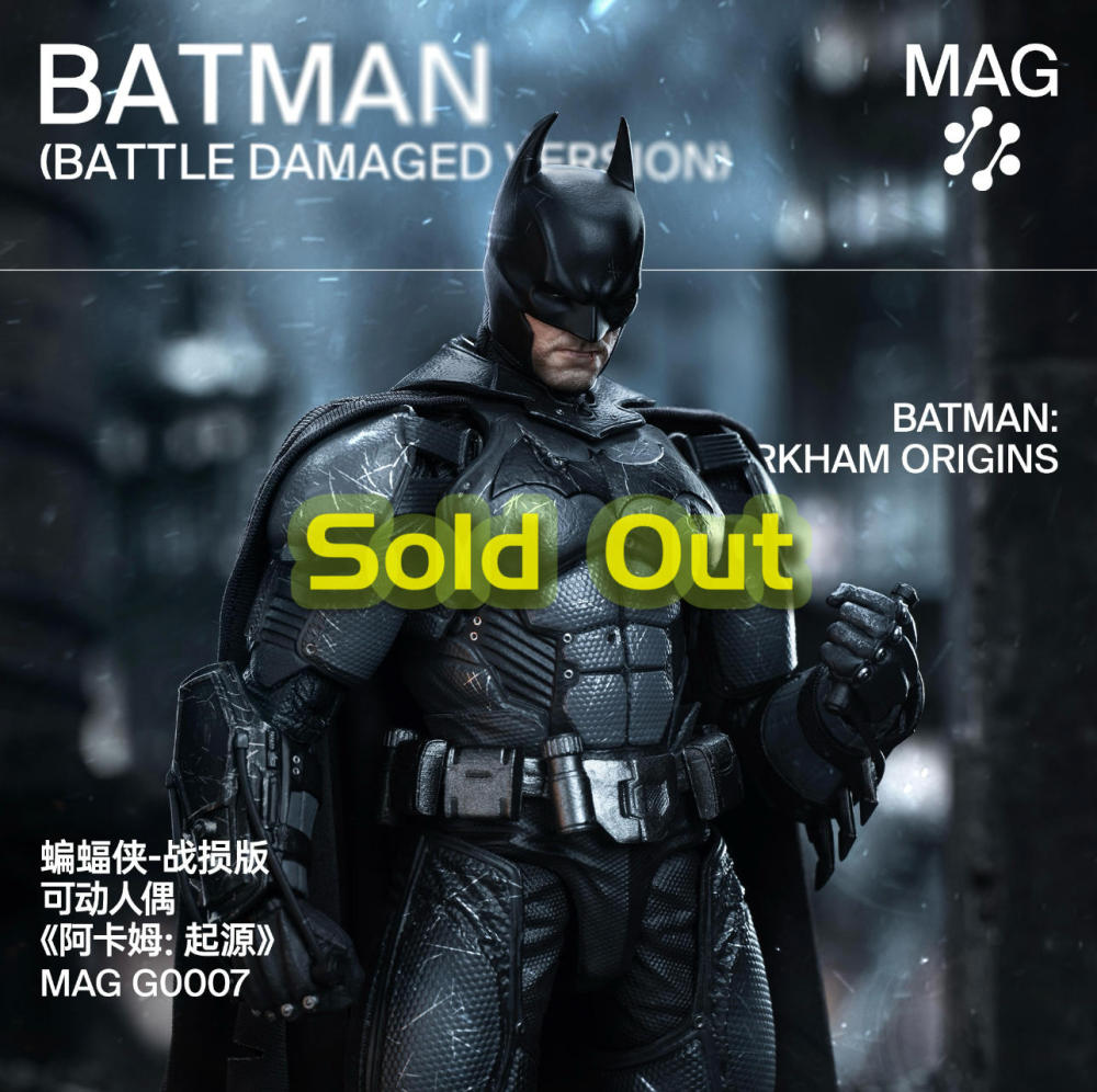 【Pre-order】1/12 INART G0007 1/12 Scale Batman (Battle Damaged Version) Action Figure