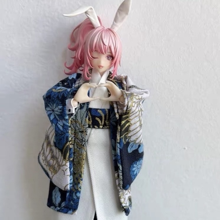 【Pre-order】1/12 Snail Shell Aileen Cotton Kimono Set