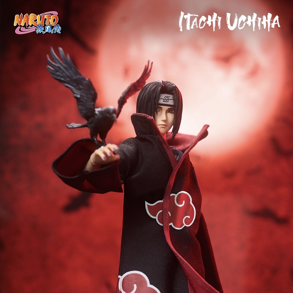 【Pre-order】1/12 UNIQUE ART Naruto Shippuden Uchiha Itachi  Action Figure