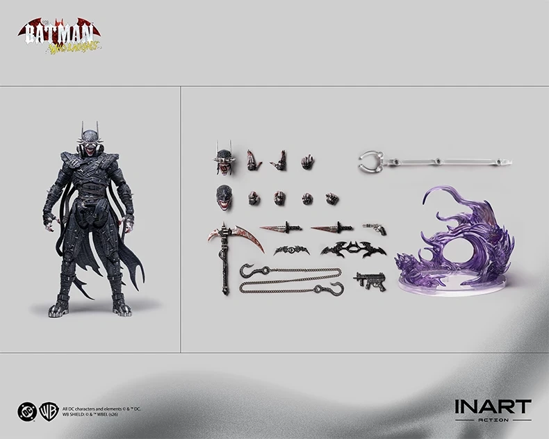 【Pre-order】1/12 INART Action - "Dark Nights: Metal" - The Batman Who Laughs Action Figure