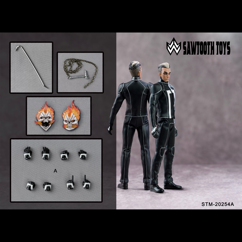 【Pre-order】1/12 scale Inflamed Head Knight Ultra-movable Military Figure with Three-Head Sculpture