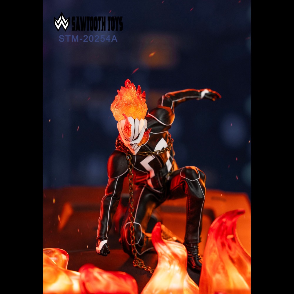 【Pre-order】1/12 scale Inflamed Head Knight Ultra-movable Military Figure with Three-Head Sculpture