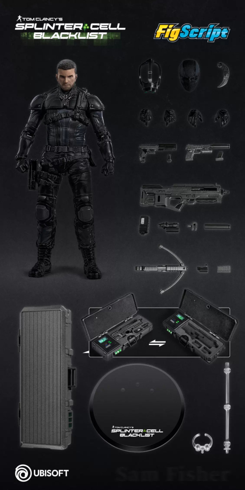 【Pre-order】1/12 CSTOYS FigScript  Sam Fisher Action Figure