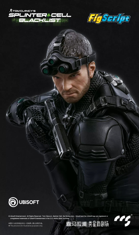 【Pre-order】1/12 CSTOYS FigScript  Sam Fisher Action Figure