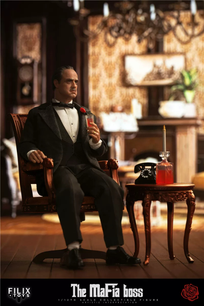 【Pre-order】1/12 Filix Toys  The Godfather 1972 VITO CORLEONE action figure