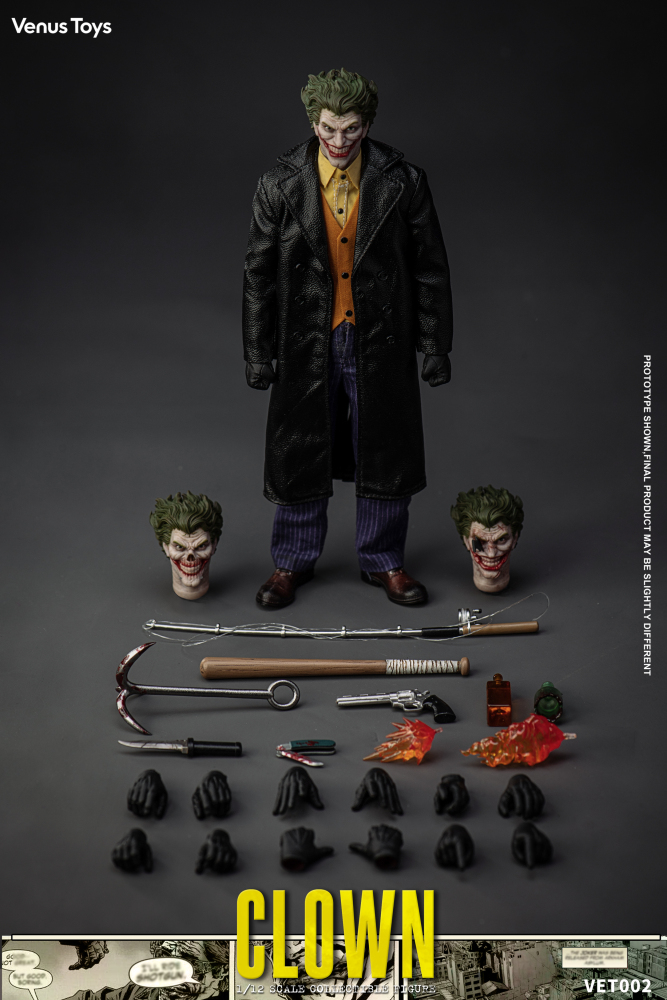 【Pre-order】1/12 Venus Toys  THE CLOWN Action Figure
