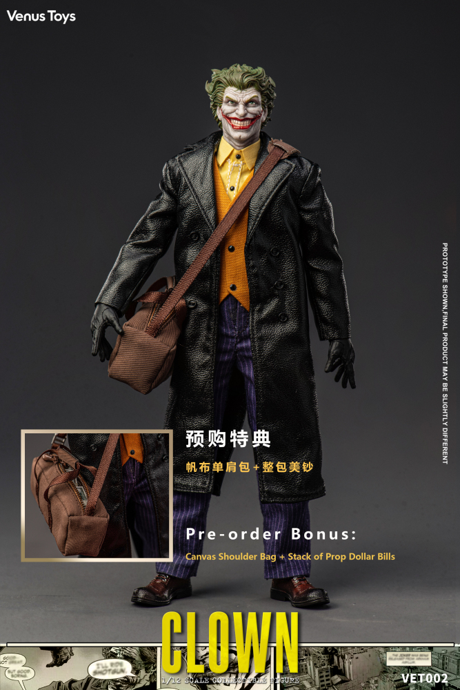 【Pre-order】1/12 Venus Toys  THE CLOWN Action Figure