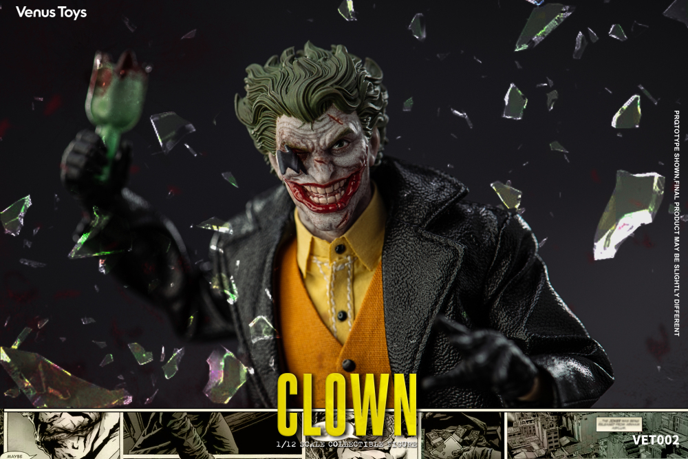 【Pre-order】1/12 Venus Toys  THE CLOWN Action Figure