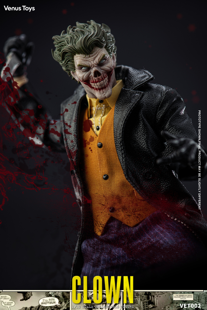 【Pre-order】1/12 Venus Toys  THE CLOWN Action Figure
