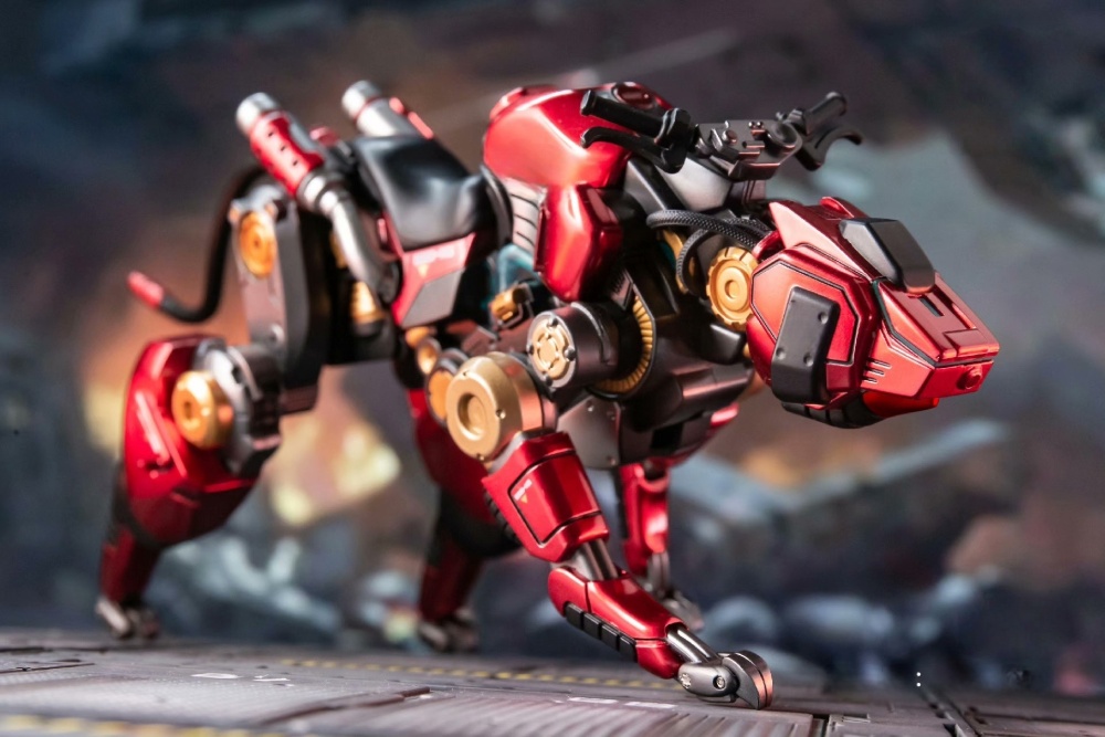【Available】86Toys Cyber Mechanical Dog, Articulated, with LED Breathing Light