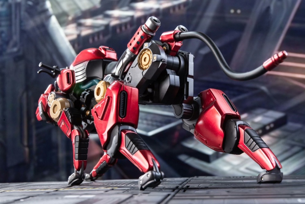 【Available】86Toys Cyber Mechanical Dog, Articulated, with LED Breathing Light